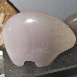 Carved Bear Figurine Yttrium Fluorite